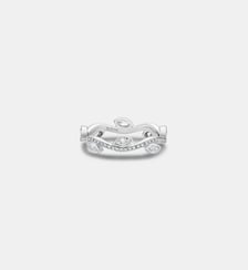 Alliance en platine et diamants De Beers London