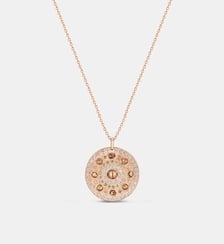 Médaille Talisman en or rose De Beers London