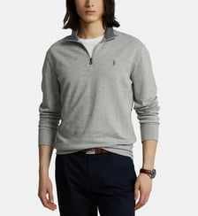 Pull droit col camionneur coton mélangé Polo Ralph Lauren