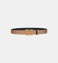 Ceinture réversible Vlogo en cuir Valentino Garavani