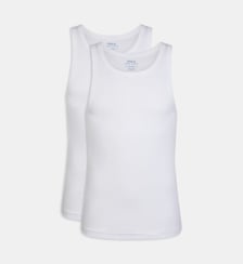 Lot de 2 débardeurs slim griffés coton Polo Ralph Lauren