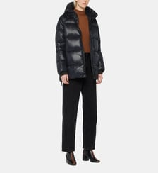 Doudoune Cypress brillante courte capuche Canada Goose