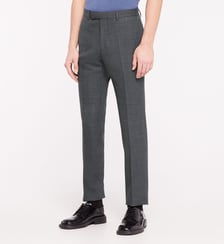 Pantalon de costume slim laine chinée Sandro
