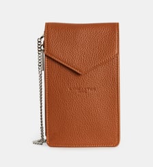 Sac pochette pour smartphone cuir grainé Lancaster