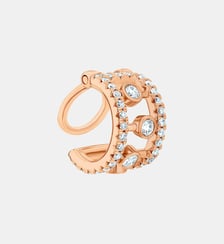 Boucle d'oreille Dewdrop en or rose De Beers London