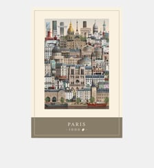 Puzzle Paris Jigsaw 1000 pièces 50 x 70 cm Martin Schwartz