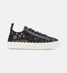 Baskets basses Lauren dentelle signature Chloé