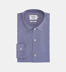 Chemise Ajustée en coton bio rayé Figaret