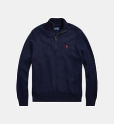 Pull droit en maille col camionneur coton Polo Ralph Lauren