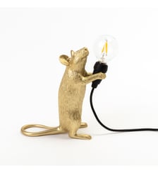 Lampe décorative souris LED USB or Seletti