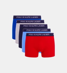 Lot de 5 boxers coton stretch Polo Ralph Lauren