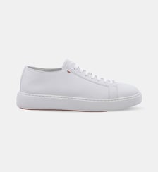 Baskets basses en cuir Santoni