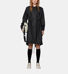 Imperméable droit à capuche String mi-long Rains