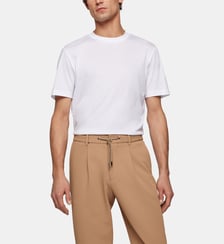 T-shirt modèle Thompson droit en coton jersey BOSS