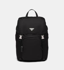 Sac à dos en Re-nylon et cuir Saffiano Prada