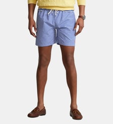 Short de bain Traveler classique carreaux PP Polo Ralph Lauren