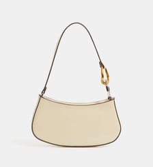 Sac pochette Ollie cuir poli Staud