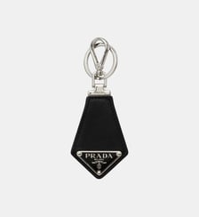 Porte-clés en cuir Saffiano Prada