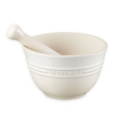 Pilon et mortier en céramique meringue 300 ml Le Creuset