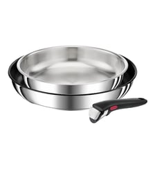 Lot de 2 poëles Ø24/28cm - 3 pièces Tefal