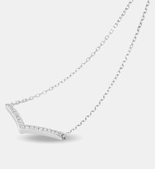 Pendentif en or blanc et diamants Chaumet