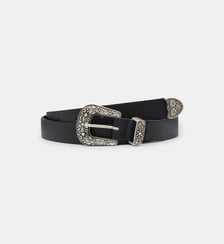Ceinture fine Simple Calimity en cuir Galeries Lafayette