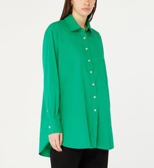 Chemise oversize coton stretch mélangé Tommy Hilfiger