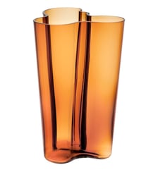 Vase Alvar Aalto 25 cm en verre soufflé cuivre Iittala