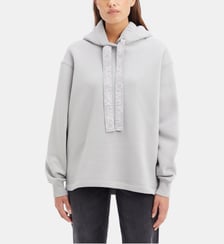 Hoodie oversize coton molleton Calvin Klein