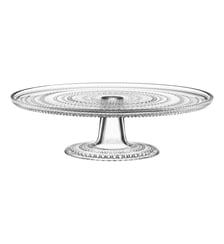 Plat de service à gâteaux Kastehelmi Ø31,5 cm en verre transparent Iittala