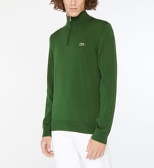 Pull camionneur droit coton bio  Lacoste