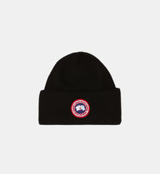 Bonnet en laine patch signature Canada Goose