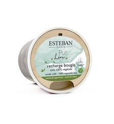 Recharge bougie parfumée 180 g - Pur Lin Esteban Paris Parfums