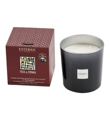 Bougie parfumée grand format rechargeable 450 g - Teck & Tonka Esteban Paris Parfums