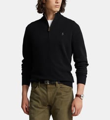 Pull droit en maille col camionneur laine Polo Ralph Lauren