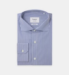 Chemise ajustée rayée coton infroissable Figaret