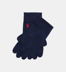 Gants côtelés unis PP Polo Ralph Lauren