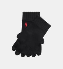Gants côtelés unis PP Polo Ralph Lauren