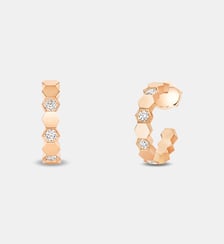 Créoles en or rose et diamants Chaumet