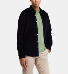 Chemise droite Collège coton velours côtelé Balibaris
