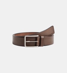 Ceinture fine en cuir grainé Calvin Klein