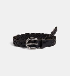 Ceinture Iris cuir tressé Galeries Lafayette