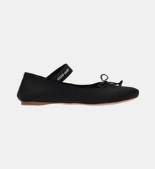 Ballerines en satin Miu Miu