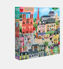 Puzzle Paris in a day 1 000 pièces eeBoo