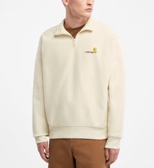 Sweat American Script zippé coton stretch Carhartt WIP