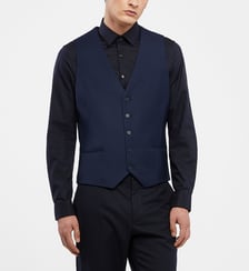 Gilet de costume droit laine Lanificio Cerruti Comptoir GL