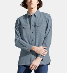 Chemise relaxed The Worker imprimé à rayures coton Levi's