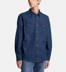 Chemise droite denim coton Levi's