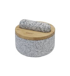 Pilon et mortier en granit avec couvercle en bambou Dash™ Joseph Joseph