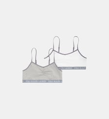 Lot de 2 bralettes coton stretch signature Polo Ralph Lauren